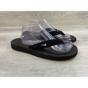 Nike Celso Girl Women's Sandal Flip-Flop Cushioned Orthotic US 11 Black Shoes
